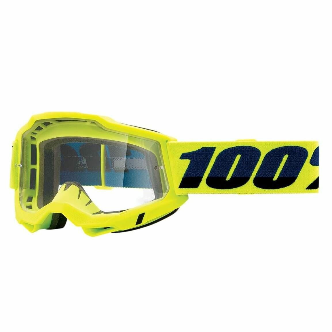 Мотоочки 100% Accuri 2 Goggle Fluo Yellow / Clear Lens