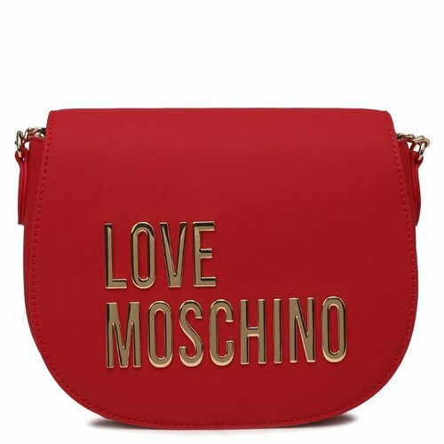 Сумка кросс-боди LOVE MOSCHINO, красный розовая сумка через плечо love moschino