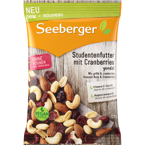     Seeberger Roasted nuts and cranberries    , , 