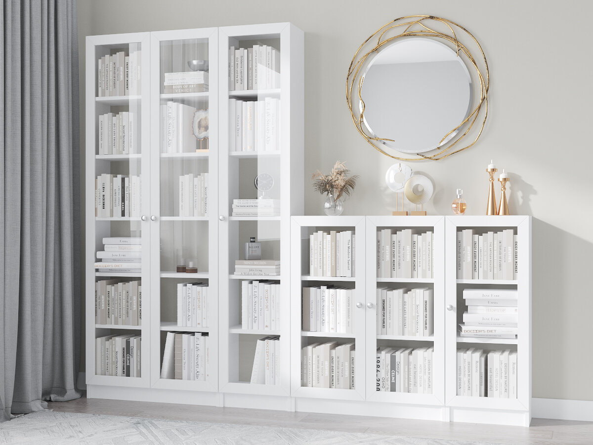 фото Стеллаж Билли-85 ШxГxВ 2400*300*2020 Мегамебель