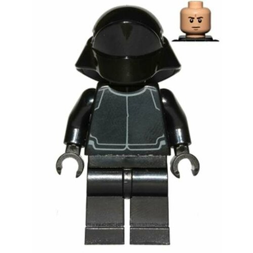 минифигурка лего lego sw0694 first order crew member cap with insignia Минифигурка Lego sw0671 First Order Crew Member (Fleet Engineer / Gunner) - Light Nougat Head