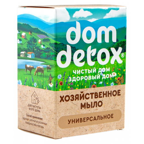 Мыло хозяйственное Универсальное DOMDETOX 250 г Дом Природы 307₽