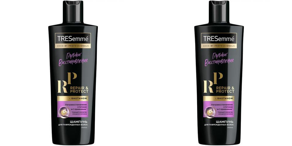 Tresemme Шампунь Repair & Protect Восстанавливающий для поврежденных волос, 2 шт по 400 мл