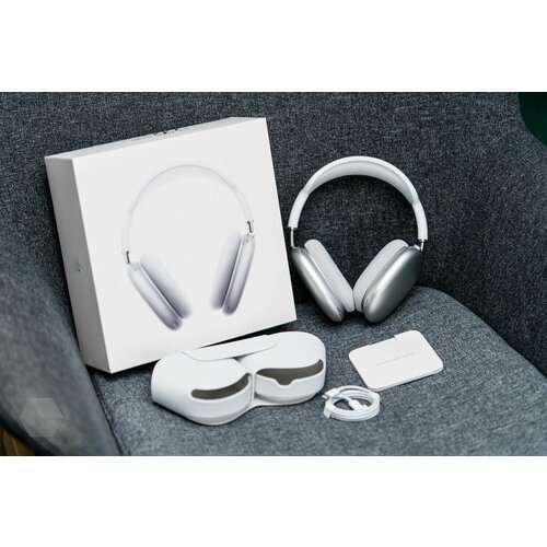 Наушники беспроводные гарнитура Bluetooth Air Max с микрофоном Pods Lightning Белый 22070₽