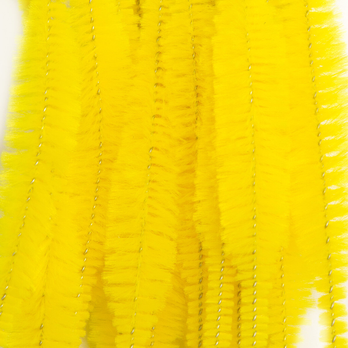 Проволока синельная объемная 'Цветок', 12мм*300мм, 15шт/упак, Astra&Craft (B-047 желтый)