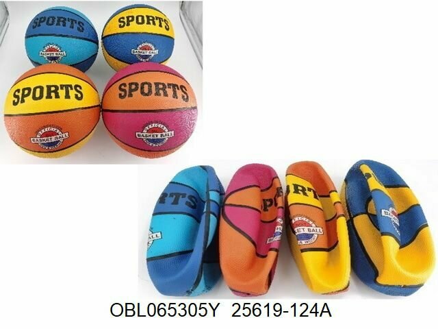Мяч баскетбольный размер 3 300 г 25619-124A