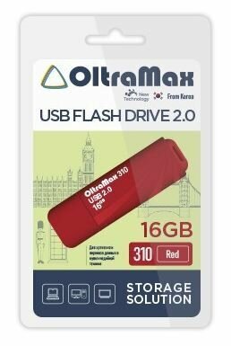 USB флэш-накопитель (OLTRAMAX OM-16GB-310-Red)