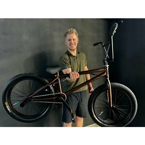 Велосипед BMX Richiesto 20 Рама 10 Трюковый Подростковый детский Унисекс бронзовый 2070000₽