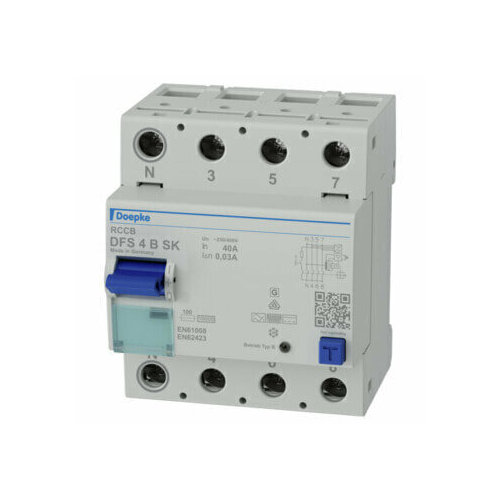 Doepke DFS 4 025-4/0,30-B SK - Residual-current device - Type B - IP20
