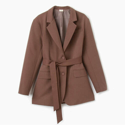 пиджак minaku размер 46 48 черный Пиджак Minaku, размер 46/48, коричневый