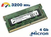 Оперативная память DDR4 4Gb 3200 Mhz Micron MTA4ATF51264HZ-3G2J1 PC4-3200AA So-Dimm для ноутбука