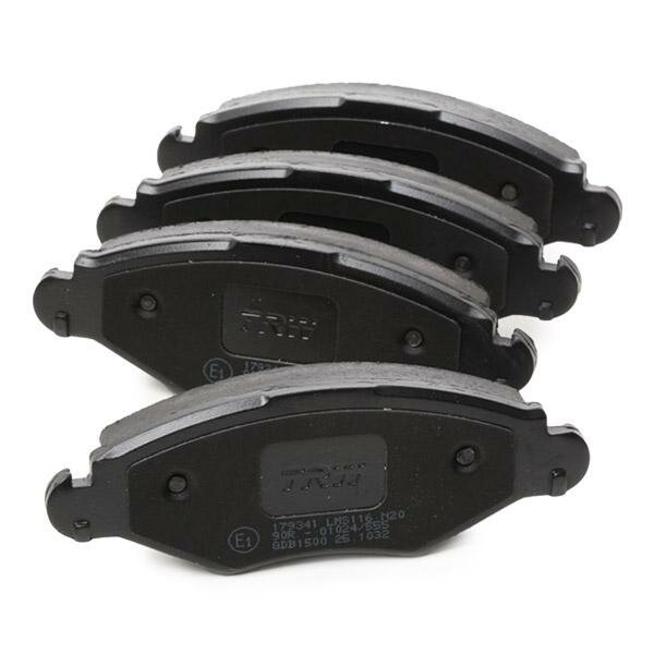 [GDB1500] TRW Колодки тормозные TRW Peugeot 206/206Sw 01>(-ABS), передние [GDB1500] комплект на ось - фото №6
