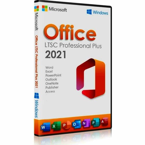 Microsoft Office 2021 Pro LTSC электронный ключ с онлайн активацией 111₽