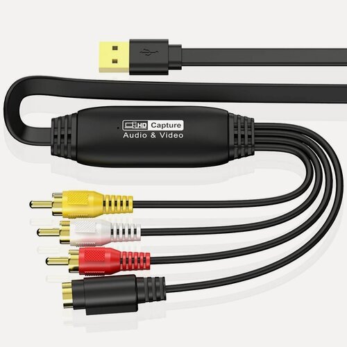 Изображение товара Устройство видеозахвата PALMEXX VCAP-003 RCA+SVideo to USB2.0