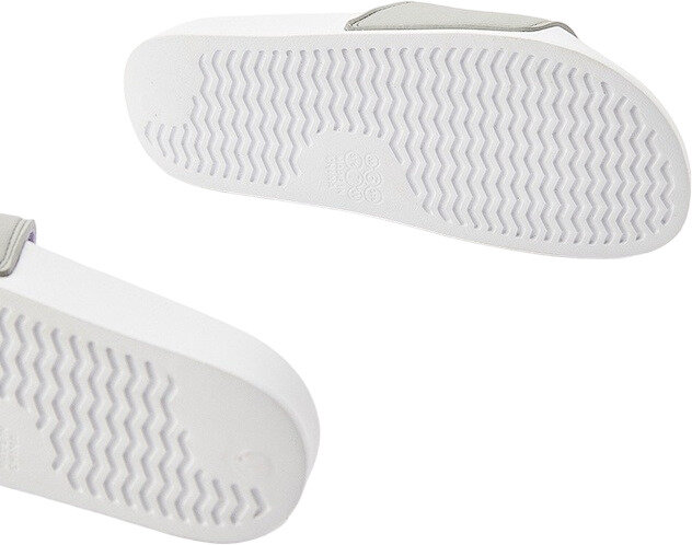 Шлёпанцы Reebok, размер 8 US, серый/белый — фото 1