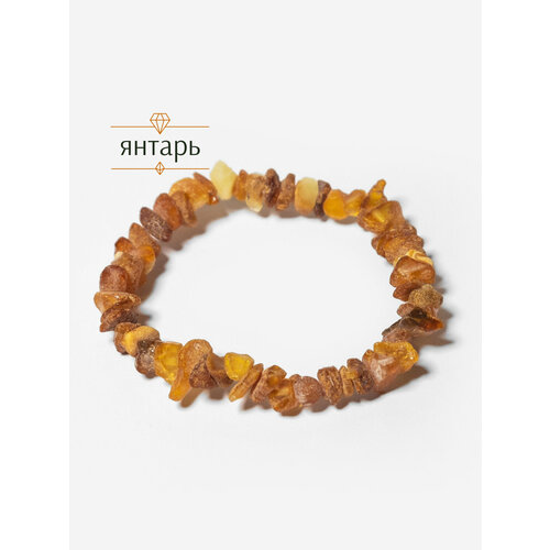 фото Жесткий браслет bl jewelry, янтарь, 1 шт., размер 21 см, диаметр 6.7 см, желтый, оранжевый