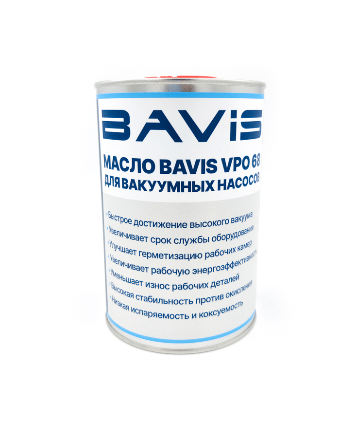 BAVIS VPO 68 масло для вакуумных насосов минеральное 1 л — фото 1