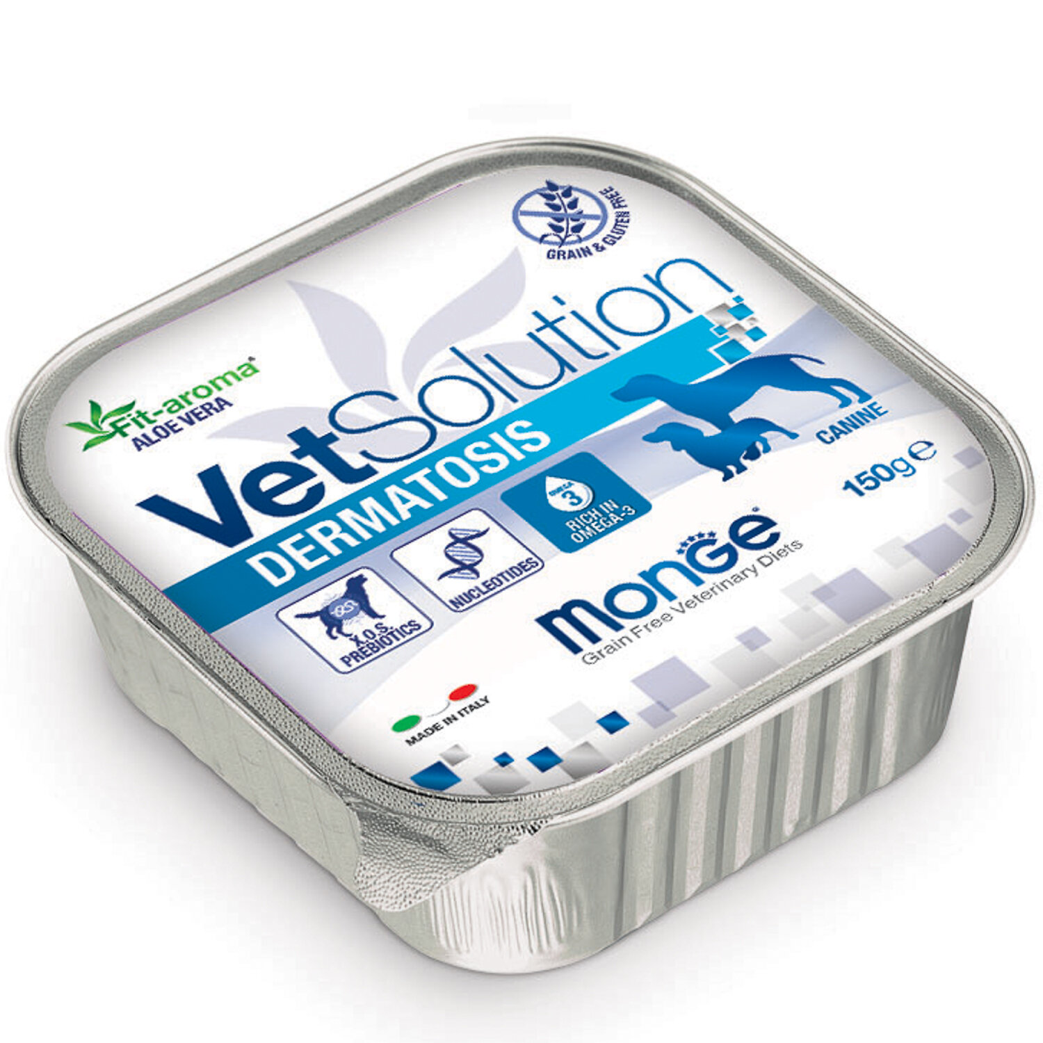 Корм для собак Monge VetSolution, при дерматологических заболеваниях, беззерновой 1 уп. х 12 шт. х 150 г — фото 1