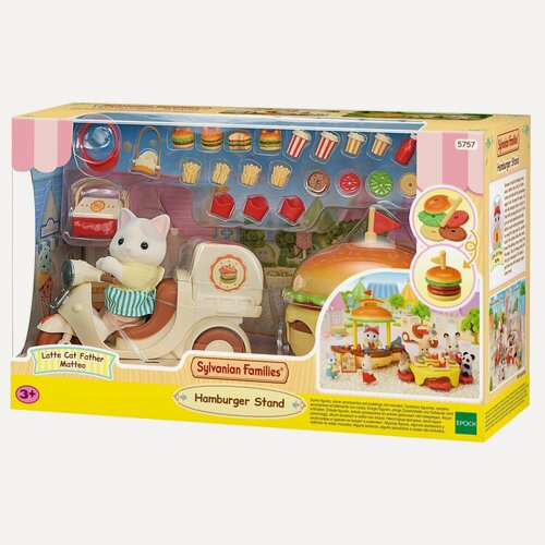 Изображение товара Игровой набор Sylvanian Families 5757 "Бургерная на колесах", с аксессуарами