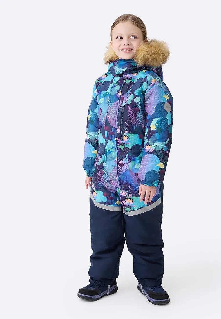 Комбинезон утеплённый Lassie Joni, размер 116, , синий