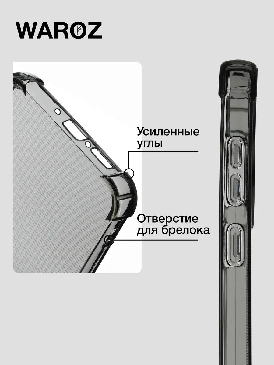Чехол на Samsung Galaxy A35 5G прозрачный — фото 1