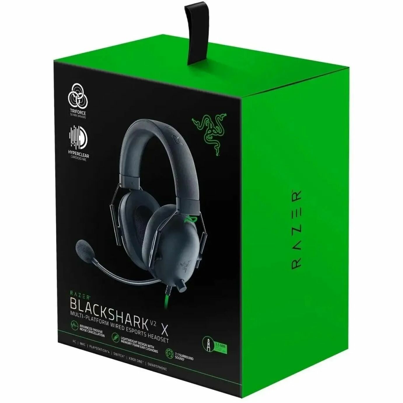 Наушники с микрофоном Razer BlackShark V2 X Global, черный — фото 1
