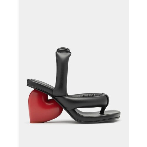 фото Босоножки yume yume love heel, размер 36, черный/красный