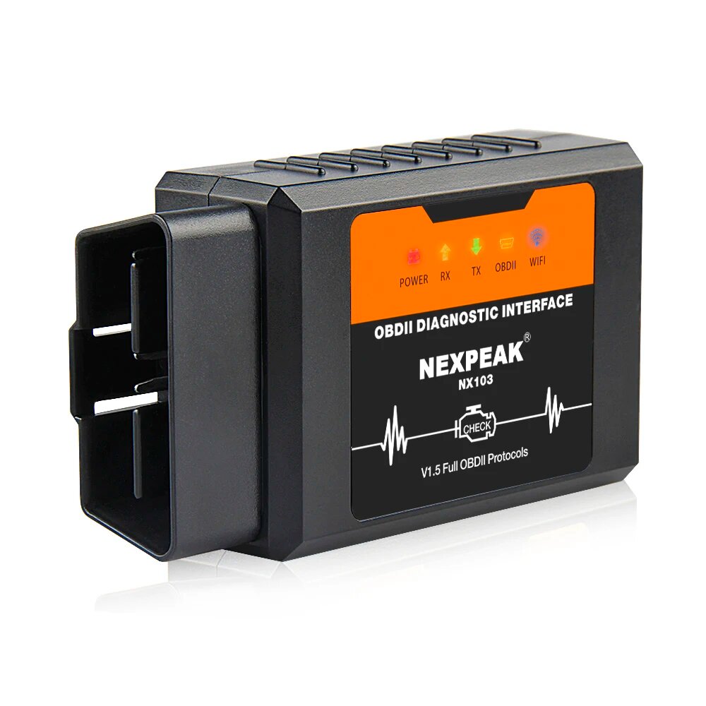 NEXPEAK NX103 ELM327 V1.5 WIFI OBD2 Сканер ELM 327 V1 5 OBDII Автомобильные диагностические инструменты ODB2 OBD 2-кодовый считыватель, ELM327 OBD2 Scanner