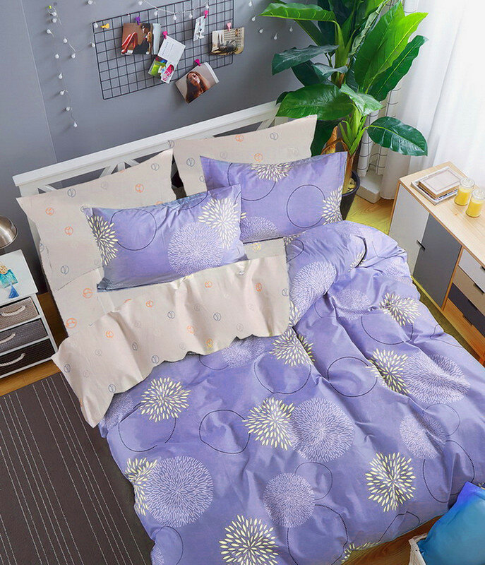 Постельное белье Розовые сны, 2спальный, сатин, хлопок, с наволочками 70х70, ОК-053-2сп-70