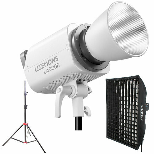 Студийный комплект Godox LITEMONS LA300R софтбокс и стойка 60840₽