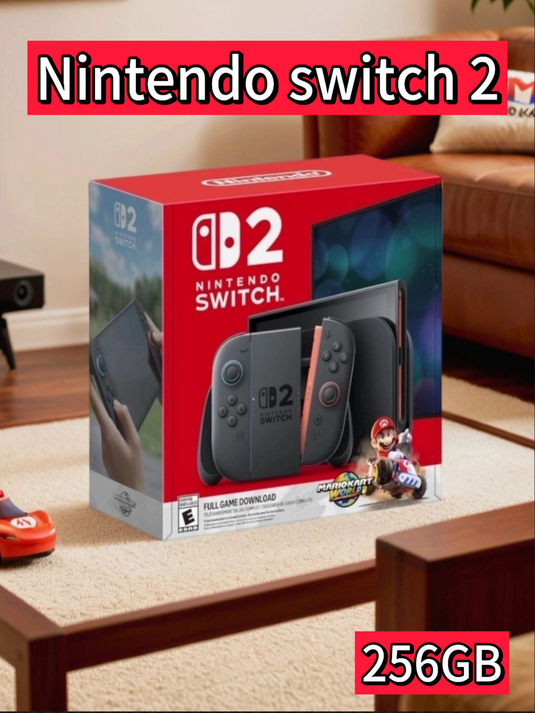Игровая приставка Nintendo Switch Mario Kart Bundle, 250GB, портативная