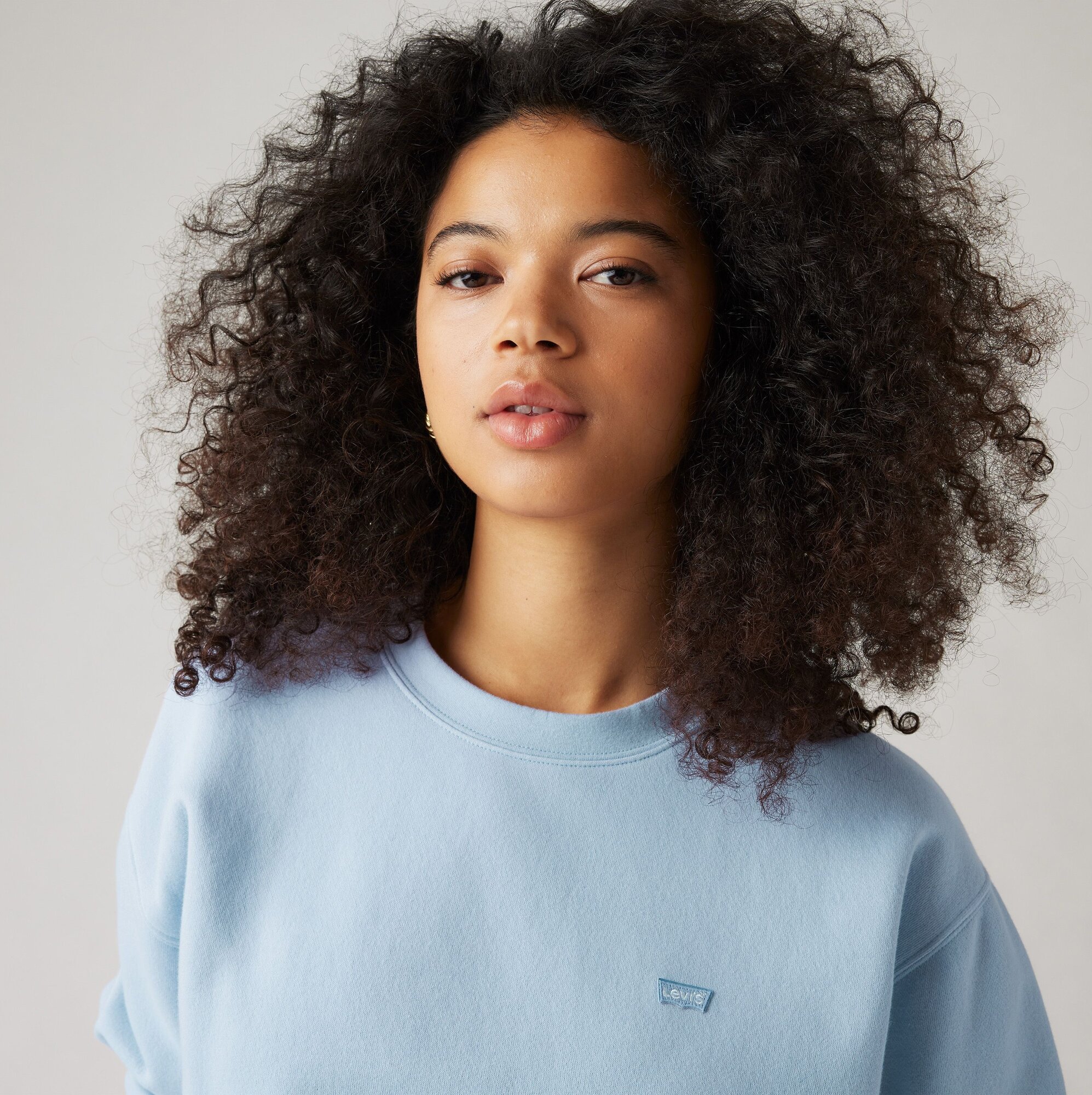 Свитшот Levi's, размер M, , голубой — фото 1