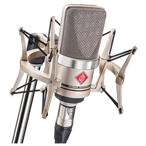 Neumann TLM 102 Studio Set Микрофон конденсаторный студийный, никель, Sennheiser 