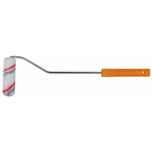 Валик полиакрилмини Профи белый с сер и крас полос д1535 мм ворс 10 мм дл ручки 400 мм 100 мм FIT 1035₽