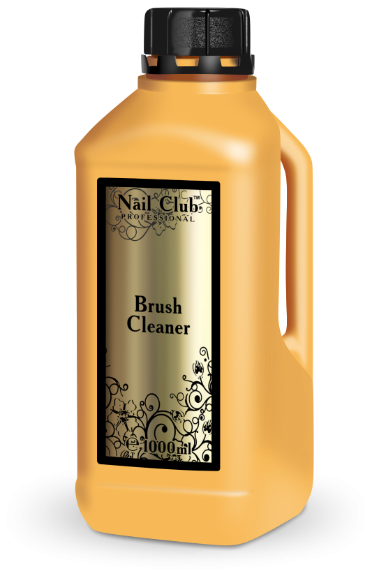 Nail Club professional Жидкость для мытья маникюрных кистей Brush Cleaner, 1000 мл.