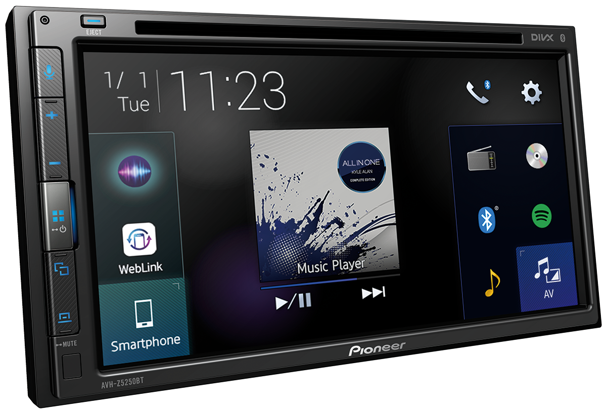 Pioneer Автомагнитола CD DVD Pioneer AVH-Z5250BT 2DIN 4x50Вт