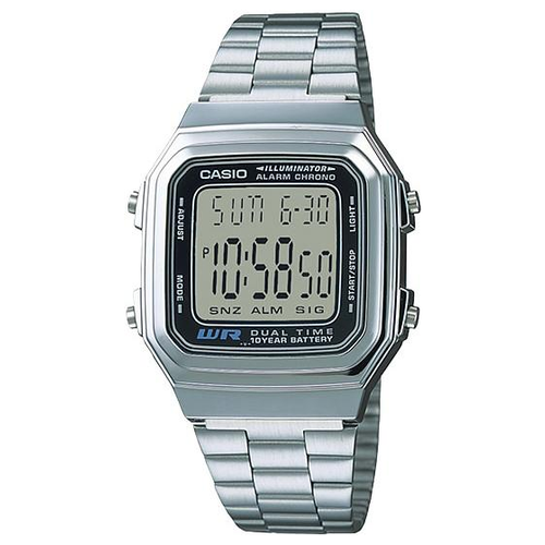 Наручные часы CASIO Vintage, серебряный наручные часы casio a 164wa 1 серебряный