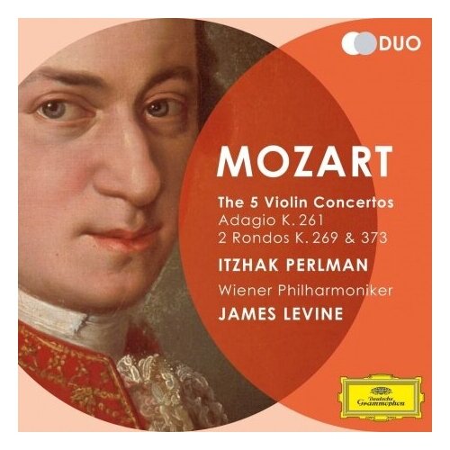 Компакт-Диски, Deutsche Grammophon, PERLMAN, ITZHAK - Mozart: Violin Concertos (2CD)