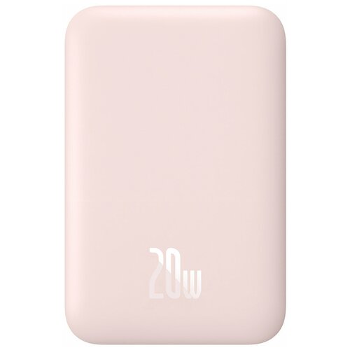 Внешний магнитный аккумулятор повербанк Baseus 6000 мАч 20 Вт с кабелем Type-c на Type-c 50 см 324900₽