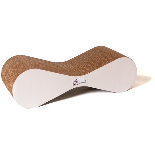 Когтеточка из картона, лежанка Манюня Tap it one 56x16x20 см.