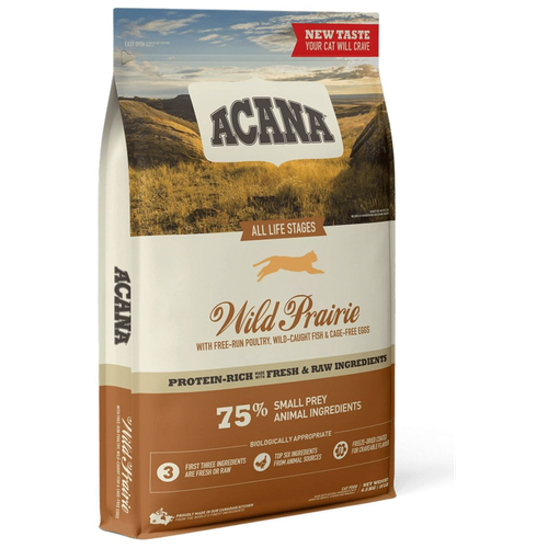 Сухой корм для кошек Acana Wild Prairie, беззерновой, с домашней птицей 4.5 кг