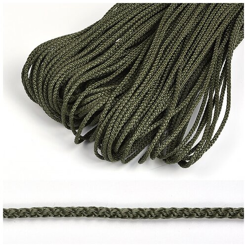 Шнур круглый полипропилен 03мм цв хаки уп100м 251₽