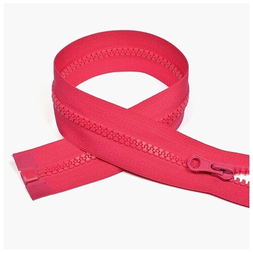 фото Молния maxzipper трактор, №5, 1 замок, 70 см, цвет f145, малиновый, 10 шт (n-тр5.уз.70.f145) max zipper