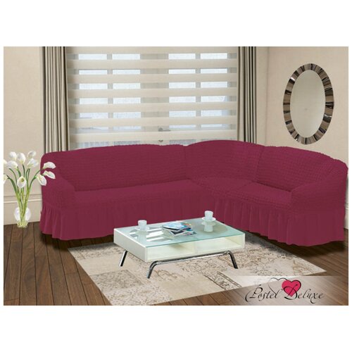 фото Bulsan чехол на диван угловой цвет: фуксия