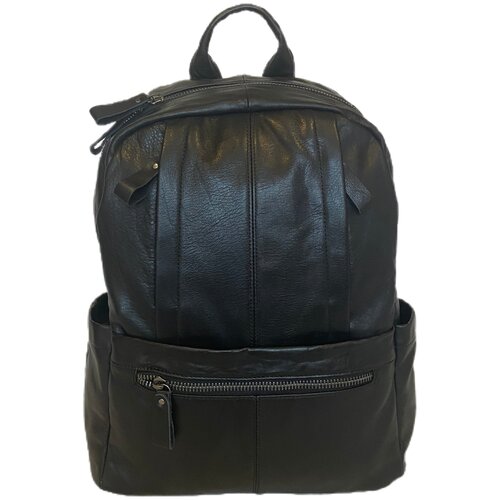 Рюкзак TAY-5609-Black, фактура зернистая, черный