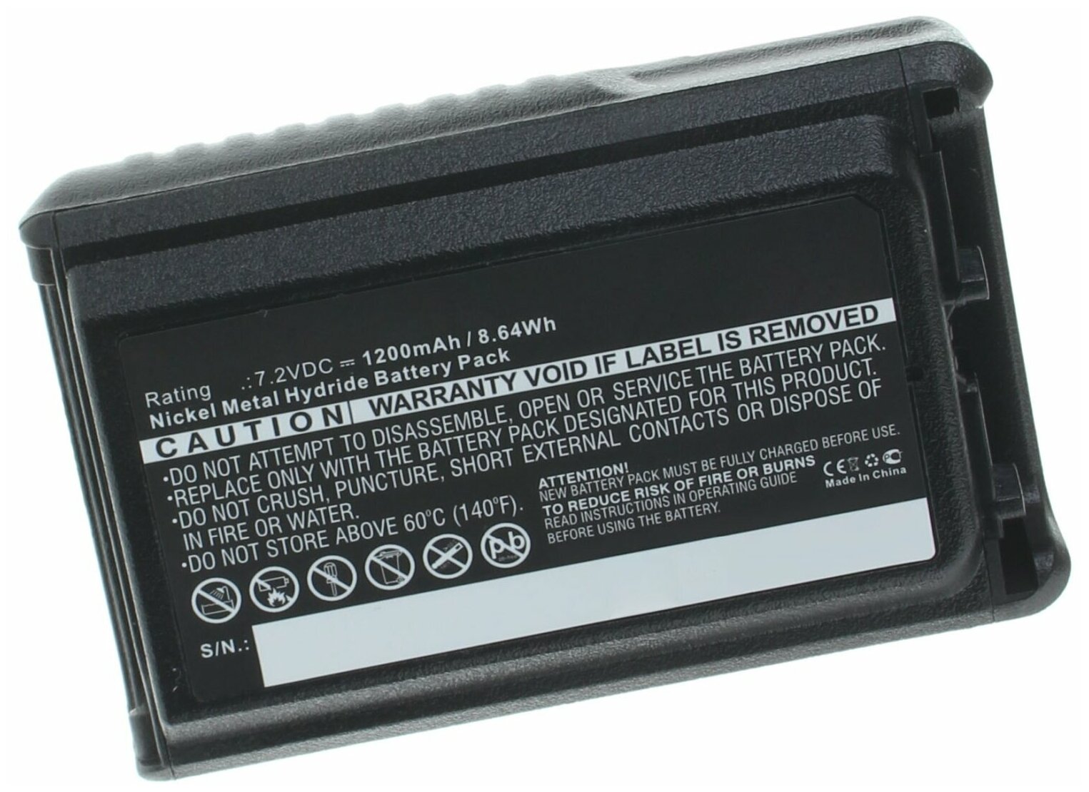 Аккумулятор iBatt iB-U1-M5136 1200mAh для BearCom BC-95 для Vertex VX-231 VX-230 VX-228 VX-231L для YAESU VX-228 VX-231 VX-230 VX-231L