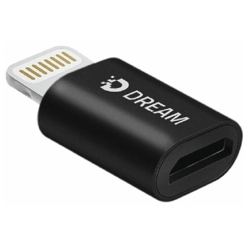 Переходник Dream DRM-AL1 OTG Lightning / MicroUSB черный