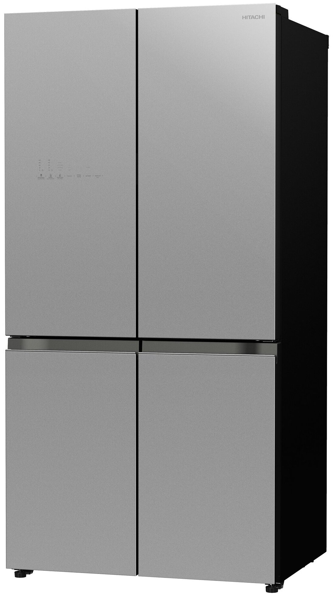 Многокамерный холодильник HITACHI R-WB 642 VU0 GS, Серебристое стекло - фотография № 1