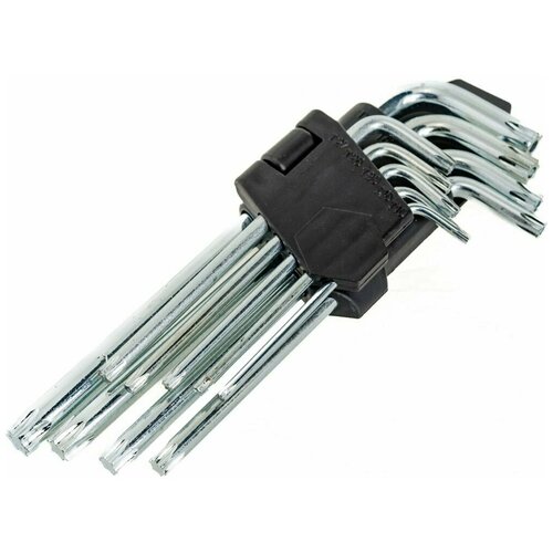 Набор ключей ЛОМ, TORX Tamper, TT10 - TT50, 9 шт,