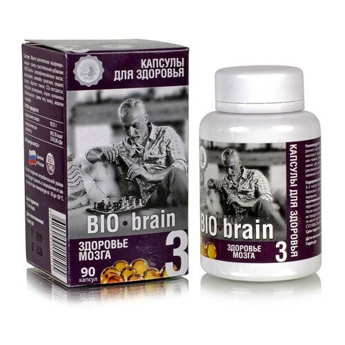 Капсулы Дом кедра Bio-brain Здоровье мозга, 90 шт.